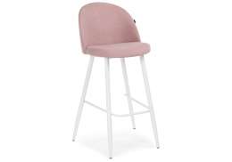 Барный стул Сондре пыльно-розовый / белый (50x60x106)
