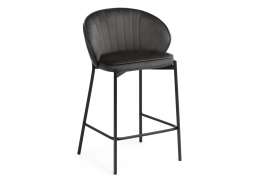 Барный стул Нейл серый / черный (58x45x92)